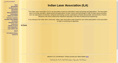 Desktop Screenshot of ila.org.in